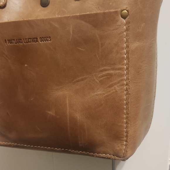 Portland Leather Mini Snap Tote Bag - Picture 3 of 7